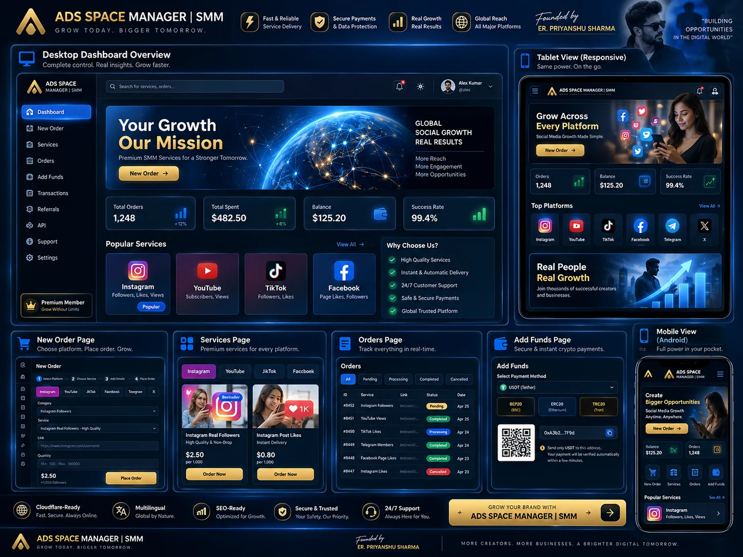 Super Admin dashboard preview